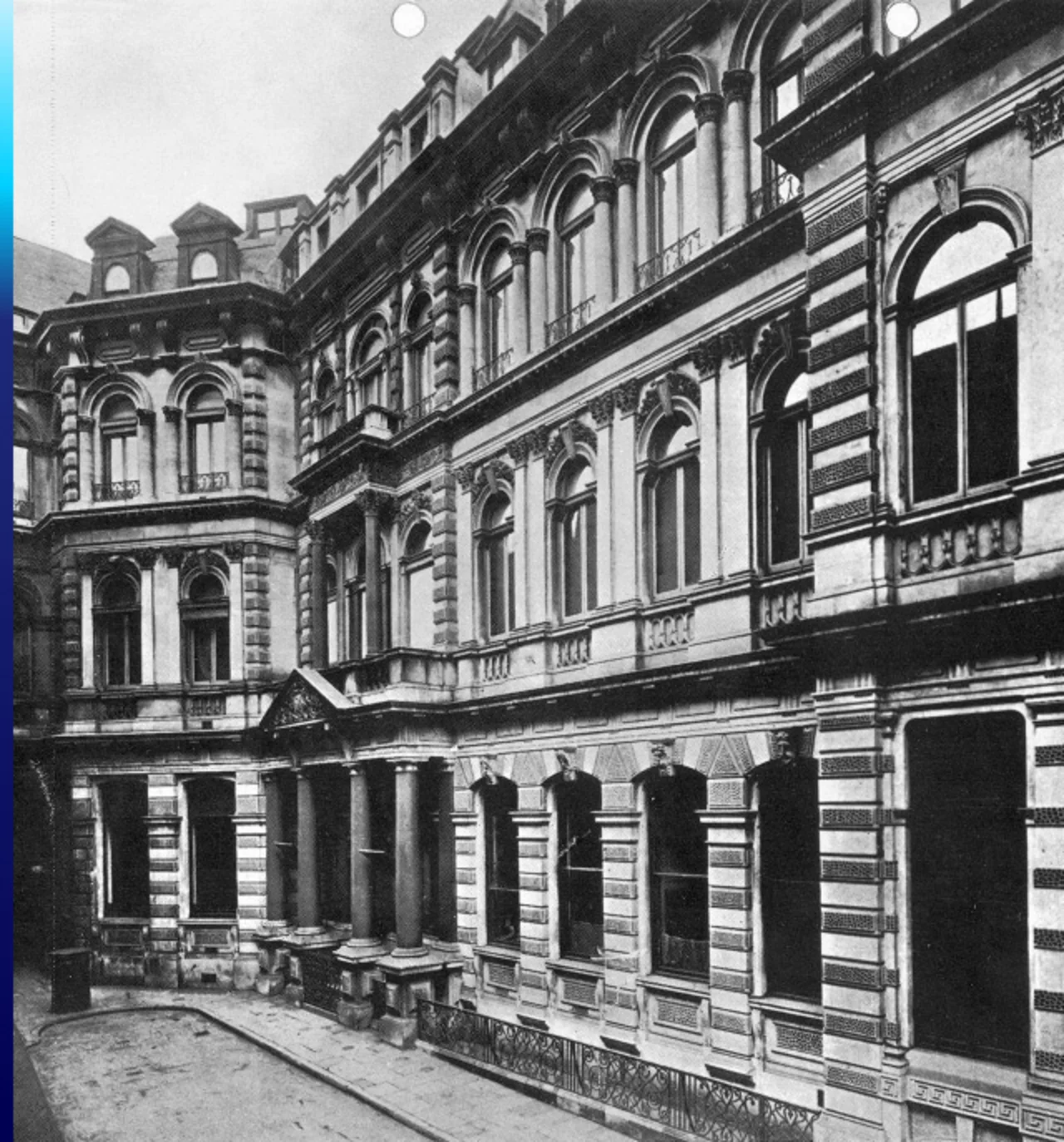 Deutsche Bank first London Agency, George Yard 4, Lombard Street in 1873